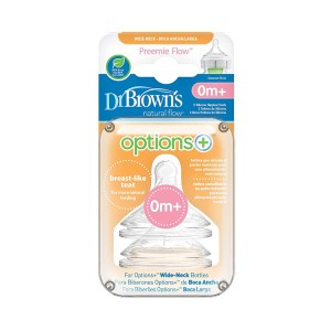 سرشیشه دوعددی پهن دکتر براونز مناسب نوزادان زودرس (اورجینال)