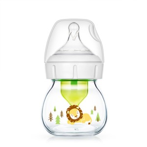 شیشه شیر پیرکس طرحدار 60 میلی لیتری پهن دکتر براونز اورجینال