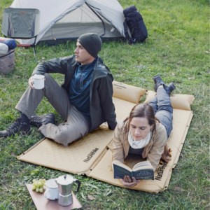 زیرانداز خود بادشو نیچرهایک مدل Couple Inflatable Mat With Pillow