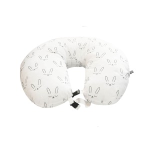 بالش شیردهی به همراه بالش سر ایسیز isiz طرح خرگوش سفید