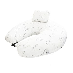 بالش شیردهی به همراه بالش سر ایسیز isiz طرح خرگوش سفید