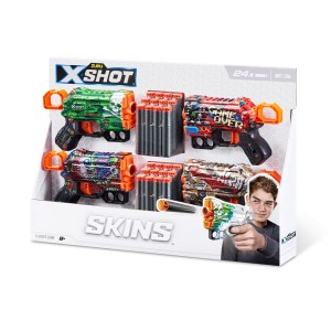 پک تفنگ اسباب بازی X-Shot