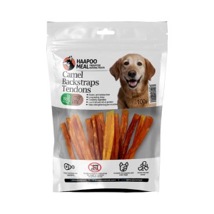 تشویقی سگ هاپومیل مدل زردپی شتر Camel Backstraps Tendons