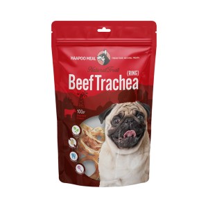 تشویقی سگ هاپومیل مدل نای حلقه ای گاو Beef Trachea (Ring)