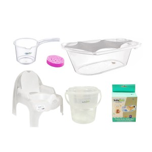 ست وان حمام کودک بی بی جم baby jem مجموعه 6 عددی