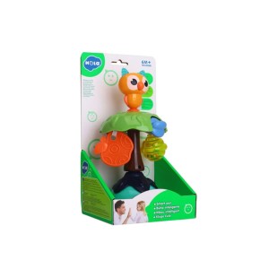 اسباب بازی نوزادی جغجغه صندلی غذا هولی تویز مدل Smart Owl