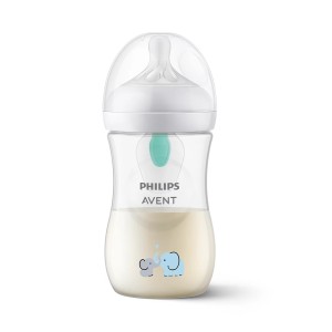 شیشه شیر طلقی نچرال رسپونس 260 میل اونت همراه با دریچه هواه ( نسل جدید )