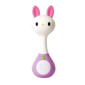 جغجغه و دندان گیر موزیکال هولی تویز مدل Mini Rabbit