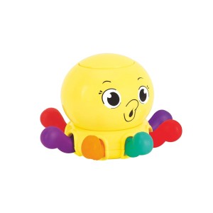 اسباب بازی نوزادی جغجغه موزیکال هولی تویز مدل Octopus Rattle