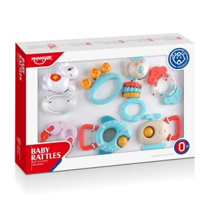 پکیج جغجغه و دندانگیر 7عددی (HE0131) هانگر HUANGER