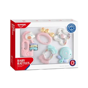 پکیج جغجغه و دندانگیر 5 عددی (HE0125) هانگر HUANGER