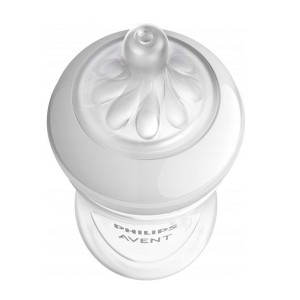 شیشه شیر طلقی نچرال اونت ریسپانس 125میل AVENT ( نسل جدید )