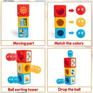 مکعب هوش هولی تویز مدل Educational Stack ‘N Sort Tower