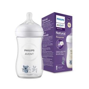 شیشه شیر نچرال ریسپانس 260 میل اونت Avent طرح کوالا