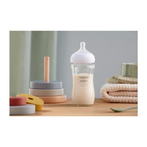 شیشه شیر نچرال پیرکس ۲۴۰ میلی لیتر فیلیپس اونت PHILIPS AVENT سری Response ( نسل جدید )