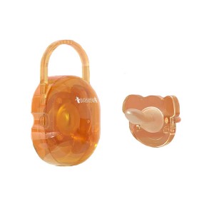 پستانک تمام سیلیکونی ارتودنسی همراه با قاب بیبی سیل Babisil