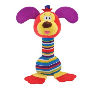 جغجغه و دندان گیر نوزاد هپی مانکی طرح هاپو