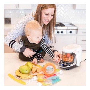 غذاساز دوکاره (مخلوط کن و بخار پز) بیبی برزا baby brezza
