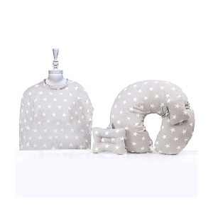 پک کامل شیردهی 4 تکه طوسی ستاره ایس ایز Isiz