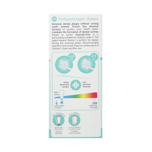 خمیردندان 1 تا 5 سال چیکو (اورجینال مقدار جزئی فلوراید (1000PPM)