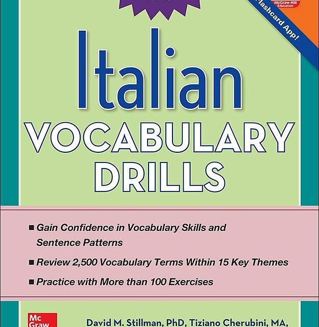 کتاب آموزش لغات ایتالیایی Italian Vocabulary Drills