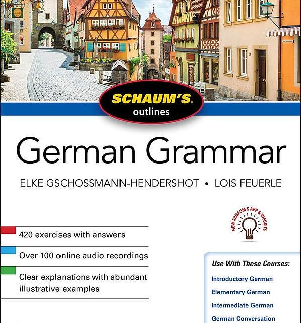 کتاب گرامر آلمانی Schaum's Outline of German Grammar