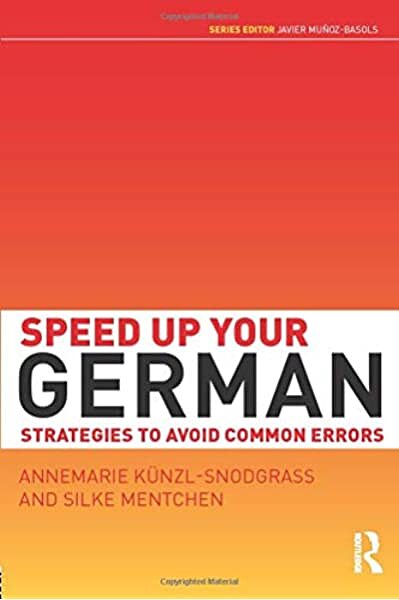 کتاب اصلاح اشتباهات گرامری آلمانی Speed Up Your German Strategies to Avoid Common Errors