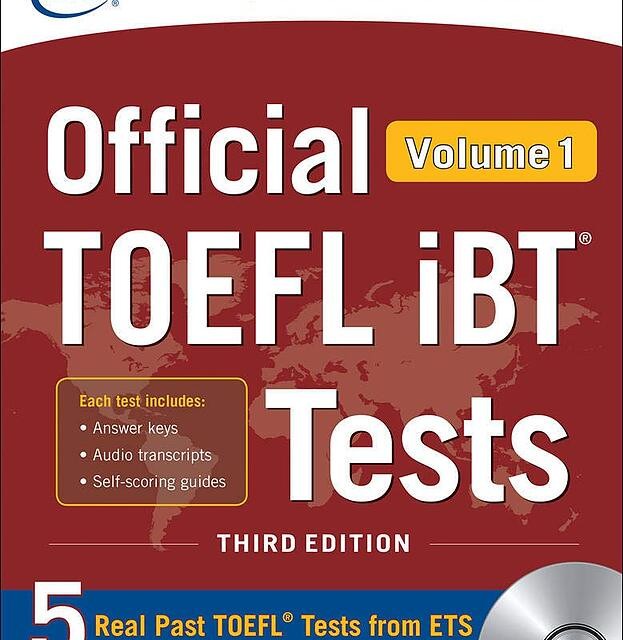 کتاب افیشیال تافل آی بی تی تست جلد یک Official TOEFL iBT Tests Volume 1