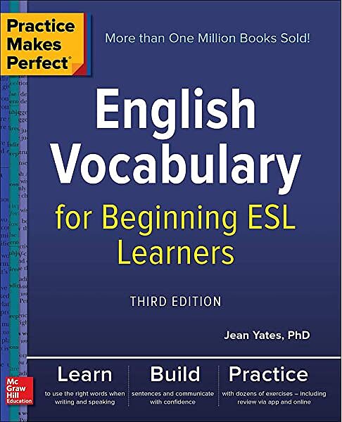 خرید کتاب لغات انگلیسی Practice Makes Perfect English Vocabulary for Beginning ESL Learners انگلیش وکبیولری