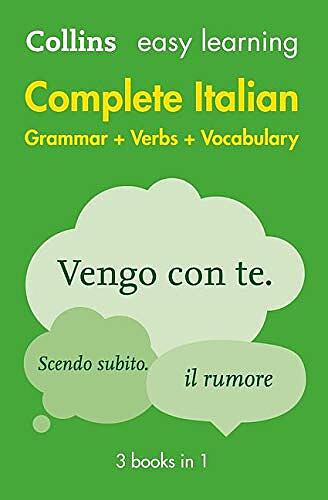 خرید کتاب ایتالیایی Easy Learning Italian Complete Grammar Verbs and Vocabulary