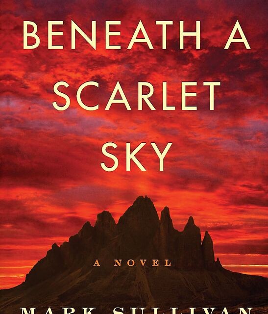 کتاب Beneath a Scarlet Sky رمان انگلیسی زیر یک آسمان سرخ اثر مارک سالیوان Mark T. Sullivan