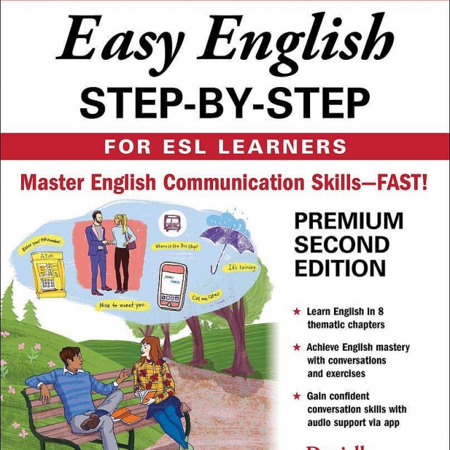 کتاب مکالمه انگلیسی قدم به قدم Easy English Step by Step for ESL Learners Second Edition