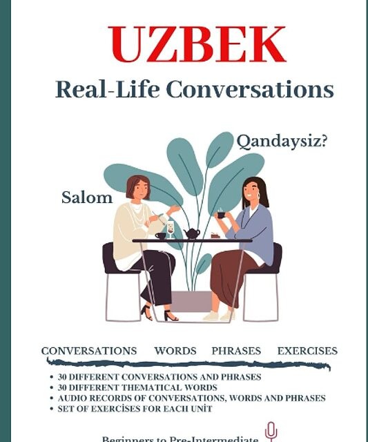 خرید کتاب مکالمه ازبکی Uzbek Real Life Conversation for Beginners