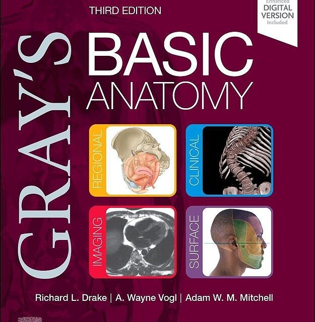 کتاب اطلس آناتومی گری 2023 Gray's Basic Anatomy 3rd Edition