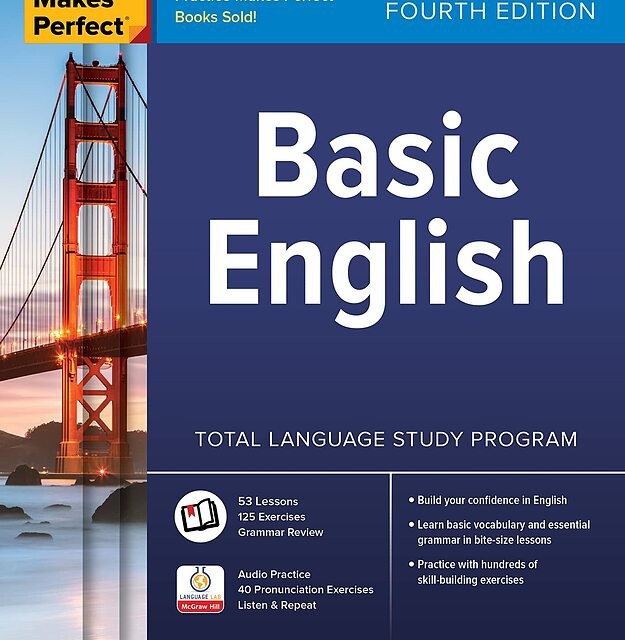 کتاب انگلیسی بیسیک انگلیش Practice Makes Perfect Basic English Fourth Edition