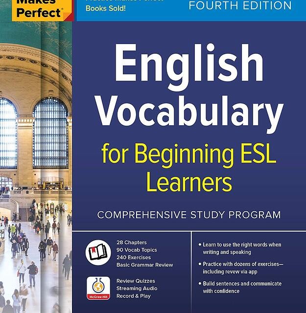 خرید کتاب لغات انگلیسی Practice Makes Perfect English Vocabulary for Beginning ESL Learners Fourth Edition