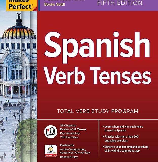 کتاب افعال اسپانیایی Practice Makes Perfect Spanish Verb Tenses Fifth Edition