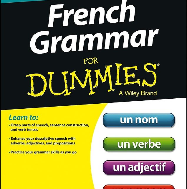 کتاب گرامر French Grammar For Dummies