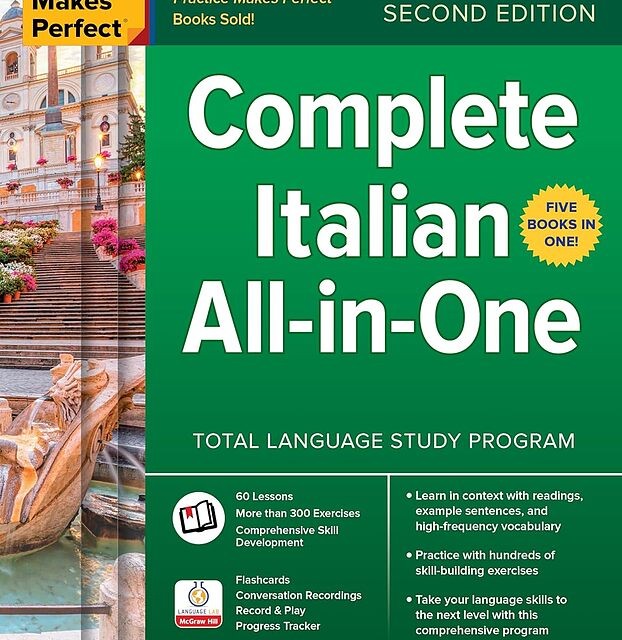 کتاب ایتالیایی Practice Makes Perfect Complete Italian All in One Second Edition