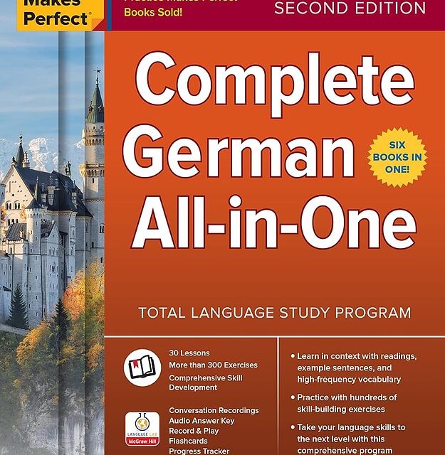 کتاب آلمانی Practice Makes Perfect Complete German All in One Second Edition