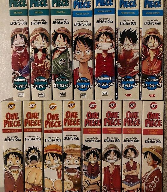 خرید مانگا One Piece (Omnibus Edition) مانگا وان پیس نسخه سه جلد در یک جلد زبان انگلیسی