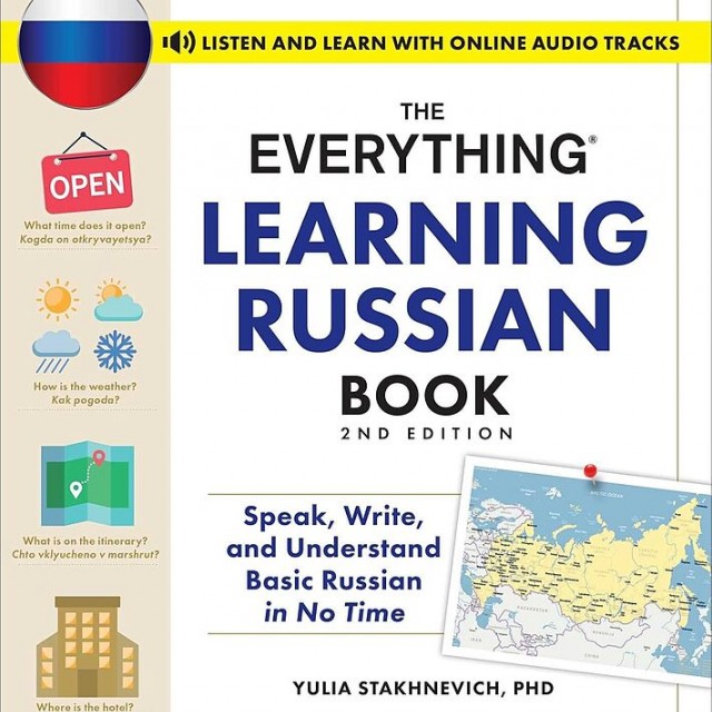 کتاب همه چیز درباره زبان روسی The Everything Learning Russian Book 2nd Edition