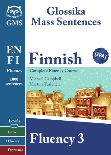 کتاب مکالمه فنلاندی Glossika Mass Sentences Finnish Fluency 2