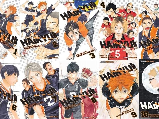 خرید مانگا Haikyu مانگای هایکیو به زبان انگلیسی 45 جلدی