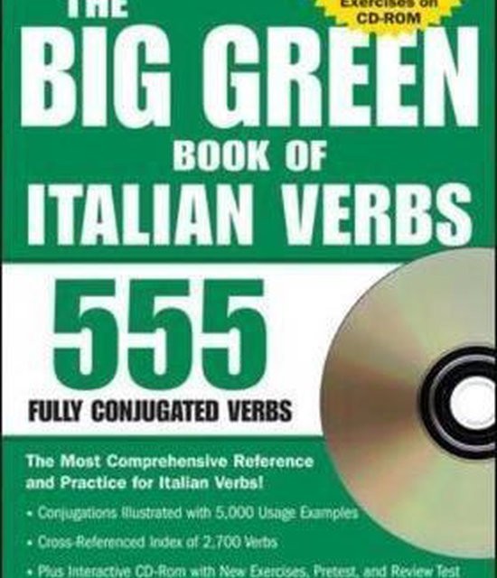 کتاب افعال ایتالیایی The Big Green Book of Italian Verbs