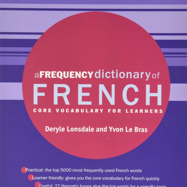 کتاب فرانسه A Frequency Dictionary of French Core Vocabulary for Learners