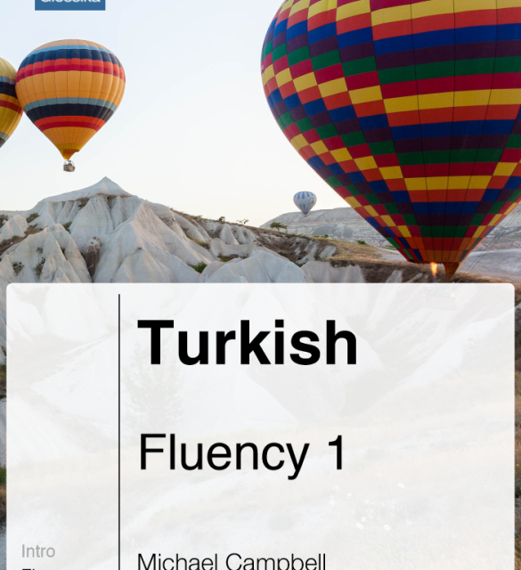 کتاب آموزش ترکی فلوانسی Glossika Mass Sentences Turkish Fluency 1