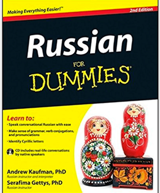 کتاب آموزش روسی برای احمق ها Russian For Dummies