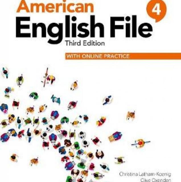 کتاب امریکن انگلیش فایل چهار ویرایش سوم American English File 3rd 4 SB+WB+DVD