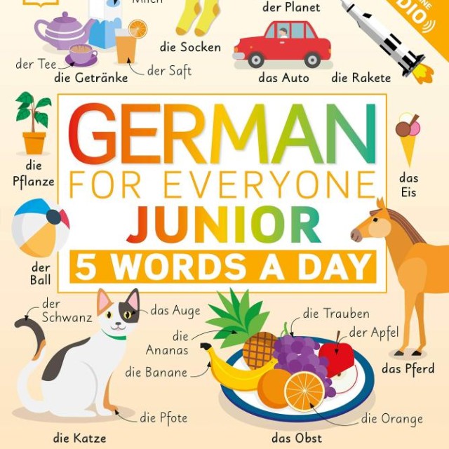 کتاب آلمانی German for Everyone Junior 5 Words a Day